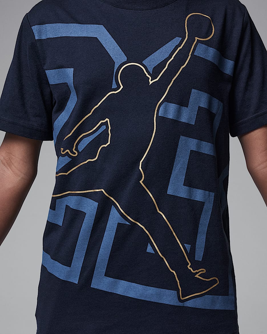 Jordan Big Kids Shining Jumpman T Shirt